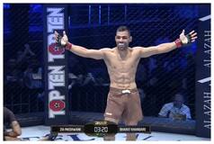 WATCH: Pakistan MMA Star Zia Mashwani Creates History With First Victory Over Indian Opponent  On  Home  Soil