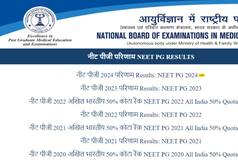NEET PG 2024 Result LIVE: NBEMS NEET Individual Scorecard at nbe.edu.in Today; Direct Link