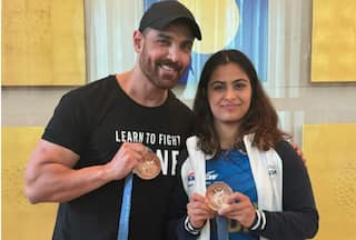 John Abraham Gets Trolled For Celebrating Manu Bhaker's Olympic Success While Holding Her Medal