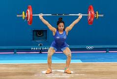 Indian Weightlifting At Paris Olympics 2024: Mirabai Falls 1kg Short Of Glory