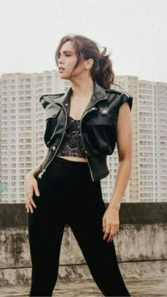 Sharvari Wagh Turns on 'Vedaa's Sassy Badcop Core Energy in Black Jacket