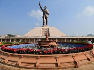 World's Tallest Ambedkar Statue 'Vandalised' In Andhra's Vijayawada, Jagan Reddy's Name Removed From Plaque
