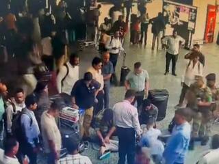 WATCH: CISF Officer's Prompt Action Saves Life Of Srinagar-Bound Passenger At Delhi Airport