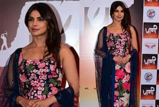 Priyanka Chopra Looks Like a Bouquet of Flowers in Glamorous Sabyasachi Churidar Suit- See Pics