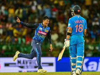 श्रीलंका ने दूसरे वनडे में भारत को 32 रनों से हराकर तीन मैचों की सीरीज में बनाई 1-0 की बढ़त