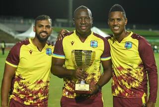 WATCH: Nicholas Pooran Gets Off The Mark With A Six In 3rd T20 Match