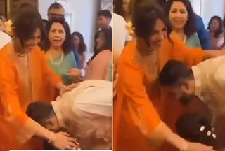 Priyanka Chopra's Brother And Sister-in-Law Touch Her Feet to Take 'Aashirwad' in New Heartwarming Video From Pre-Wedding Festivities