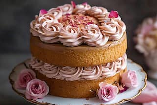 Make Lip-Smacking Rose Milk Cake In 6 Simple Steps