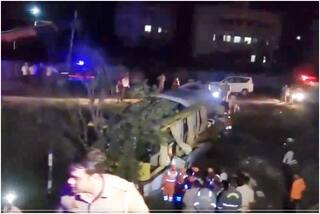 7 Killed, Several Injured As Double-Decker Bus Collides With Car On Agra Lucknow Expressway