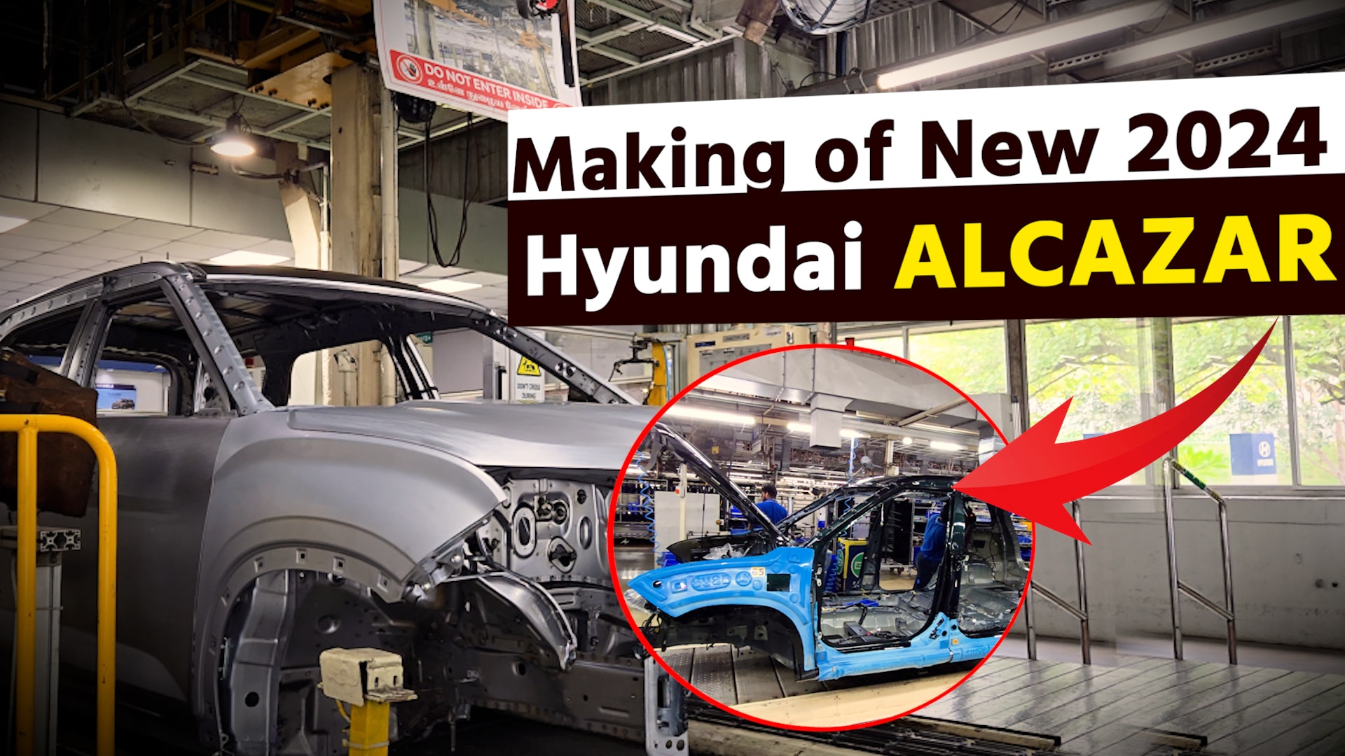 How is the new Alcazar and Creta being made in Hyundai's plant?
