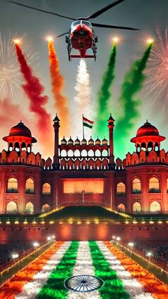How Delhi Red Fort Will Looks During Independence Day Celebration - AI Images