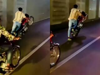 Stunt Ka Video: सलमान खान के गाने पर यूं बाइक नचाने लगा लड़का, फिर जो हुआ सोच भी नहीं सकते | देखें वीडियो