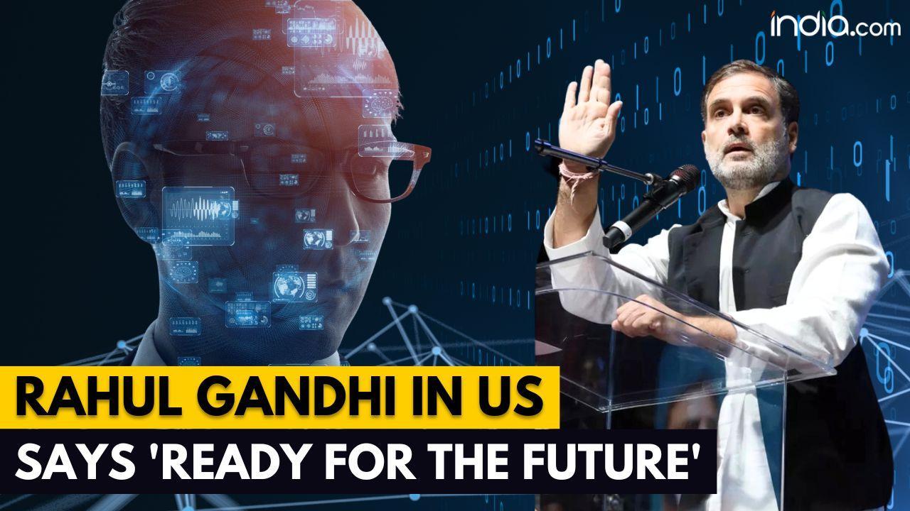 Rahul Gandhi In US: Emphasizes Being 'Ready for the Future' Amid Technological Advancements