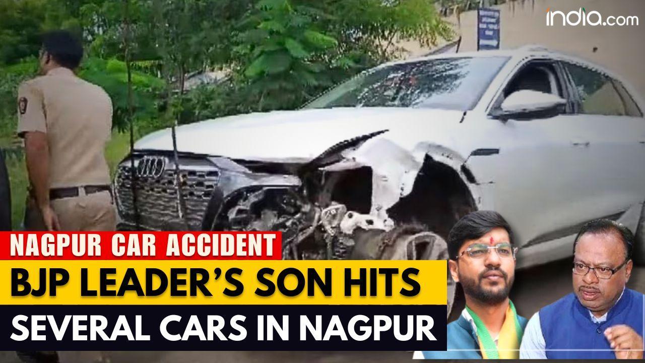 Nagpur Car Accident: Maharashtra BJP Chief Bawankule's Son's Audi Hits Several Vehicles In Nagpur