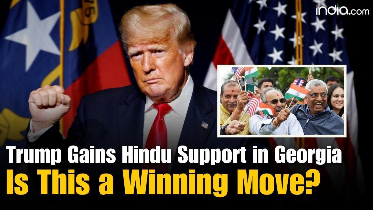 Trump Vs Harris Debate:  Trump’s New Strategy to Win Hindu Votes in Georgia: Will It Work for 2024?