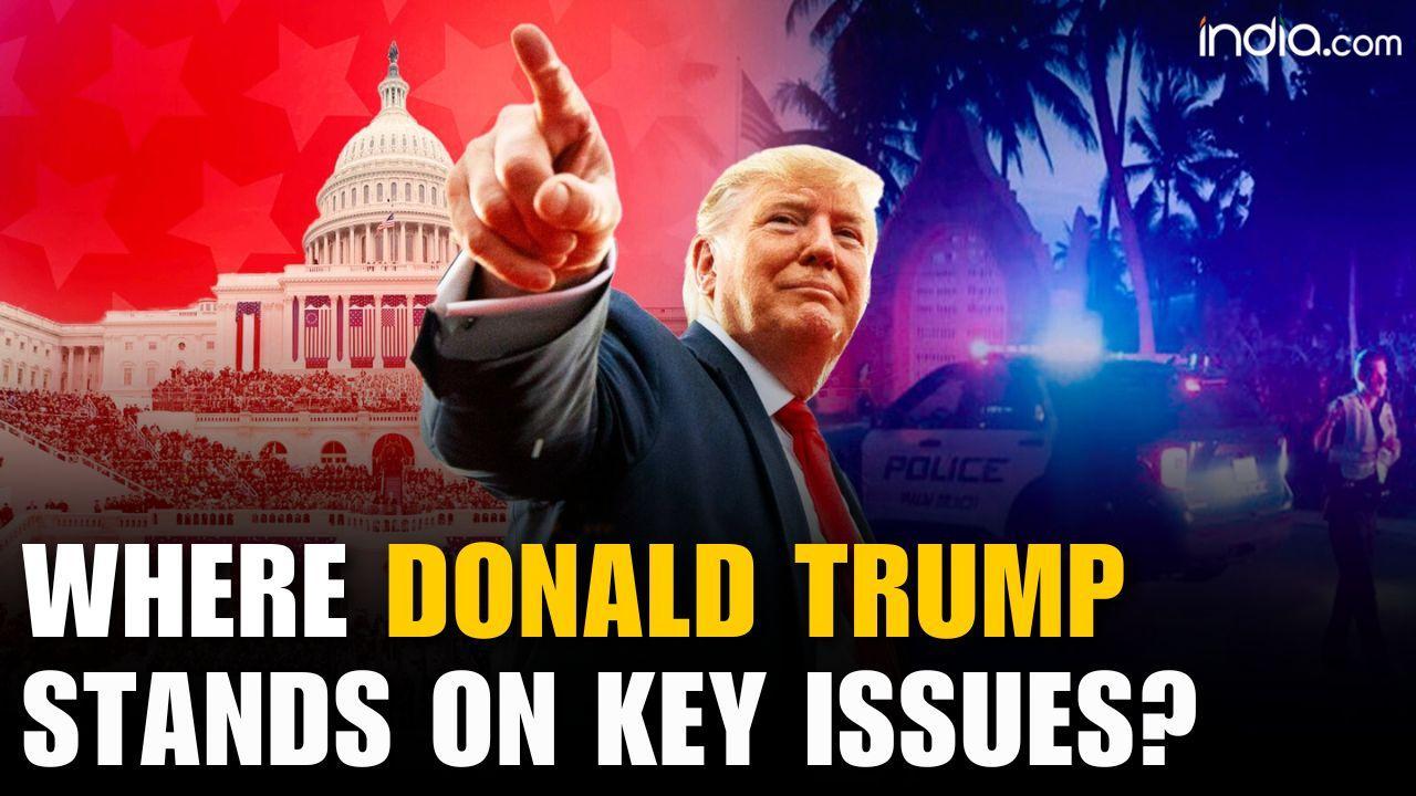 Where Donald Trump Stands On 10 Key Issues, According to New 2024 Polling | US Presidential Election