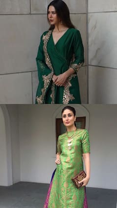 Celeb-Inspired 8 Green Suits For Hariyali Teej