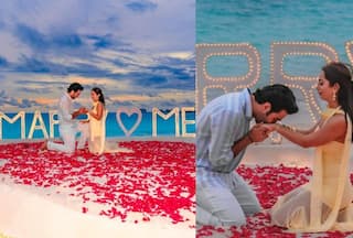 Aadar Jain Proposes His 'First Crush' Alekha Advani in Dreamy, Romantic Setup