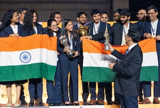 WATCH: Indian chess stars Vidit Gujrathi, Harshit Raja and captain Srinath Narayanan let loose on the dance floor in Budapest