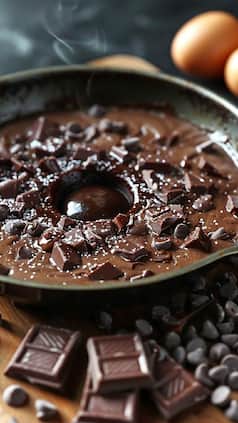 Create A Mouthwatering Chocolate Lava Cake In A Fry Pan With 8 Simple Steps