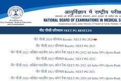 NEET PG Result 2024 LIVE: NBEMS NEET AIQ Scorecard at natboard.edu.in; Direct Link, MCC Counselling
