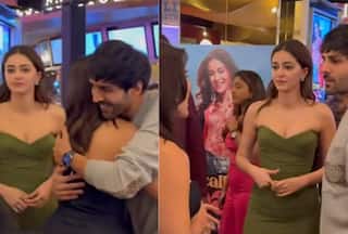 Kartik Aaryan, Sara Ali Khan Exchange Warm Hugs, Is Ananya Panday Jealous?