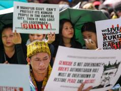 Kukis Hold Rallies Over Separate Administration Demand In Manipur; BJP Spokesman's House Torched
