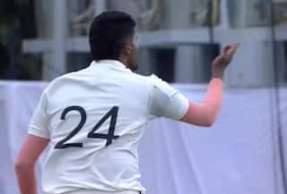 WATCH: Unafraid Of BCCI's Wrath Again, Harshit Rana Brings Back 'Flying Kiss' Celebration In Duleep Trophy 2024