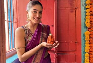 Sharvari Wagh's Special Ganesh Chaturthi Celebrations is About Family Heirloom Saree, Modak and More -PICS