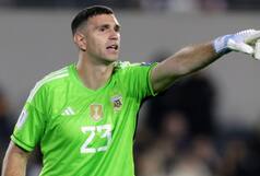 WATCH: Argentina's goalkeeper Emiliano Mart  nez slaps a TV cameraman after FIFA World Cup qualifier match