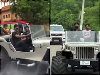 'Rajneeti ho ya sadak...': Rajasthan Dy CM's son's reel in open-jeep with police escort goes viral, triggers outrage | Watch
