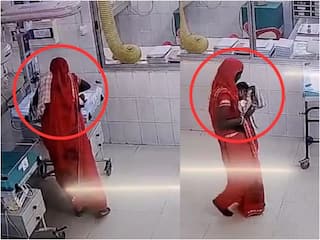Video: सावधान! बच्चे को तौलिया में लपेट छूमंतर हुई महिला, अस्पताल का CCTV देख आप भी रह जाएंगे दंग