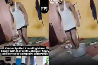 Disgusting! Man Kneads Momo Dough With Feet In Jabalpur; Watch Viral Video