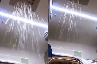 'Waterfall In The Train': Congress Mocks 'Reel Minister'; Watch Viral Video