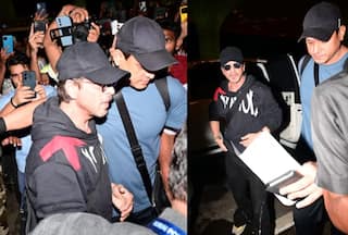 Video: SRK gets mobbed at Mumbai airport as fans throng to get clicked, netizens say...