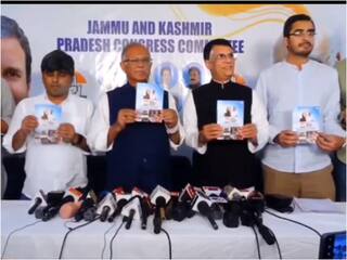 जम्मू-कश्मीर की तस्वीर बदलने के लिए कांग्रेस ने जारी किया मेनिफेस्टो, जानें संकल्प पत्र में क्या है खास