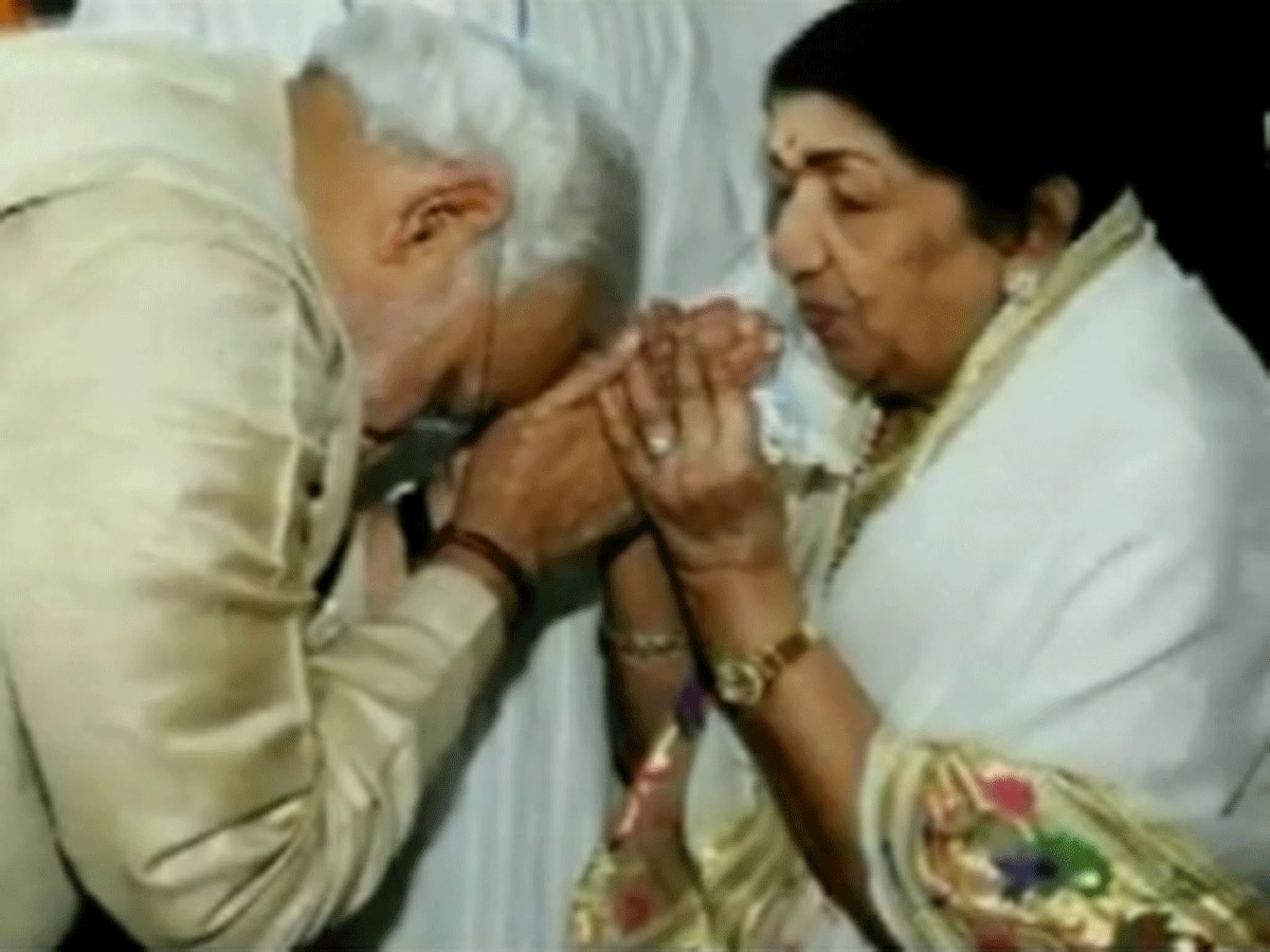 प्रधानमंत्री नरेंद्र मोदी को भाई मानती थीं लता मंगेशकर, खत के साथ भेजा था ये गिफ्ट