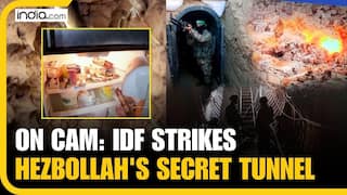 Israel Vs Iran: Israeli Forces release footage showing secret Hezbollah Tunnel in Lebanon