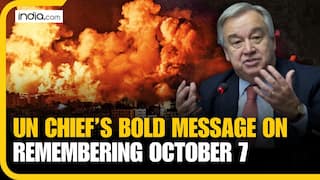 UN Chief Ant  nio Guterres Addresses One Year Since October 7 Attacks in Powerful Video Message