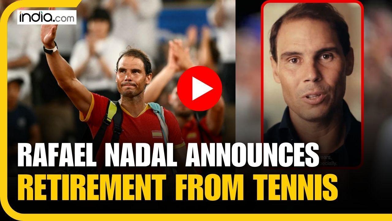 Rafael Nadal Retires: Tennis legend Rafael Nadal retires at 38 | Rafael Nadal News