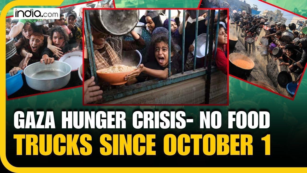 Israel-Hamas War: Gaza Faces Dire Hunger Crisis as Food Trucks Have Not Entered Since October 1