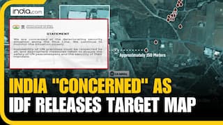 India Raises 'Grave Concern' as Israel Hits Hezbollah, IDF Releases Target Map | Israel-Lebanon War
