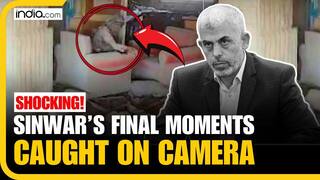 Drone Footage of Yahya Sinwar's Final Moment: Hamas Chief In Kufiyyeh, Covered in Dust