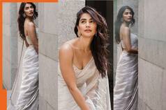 Pooja Hedge   s stunning silver tissue saree is every bridesmaid   s dream outfit, it's worth Rs...