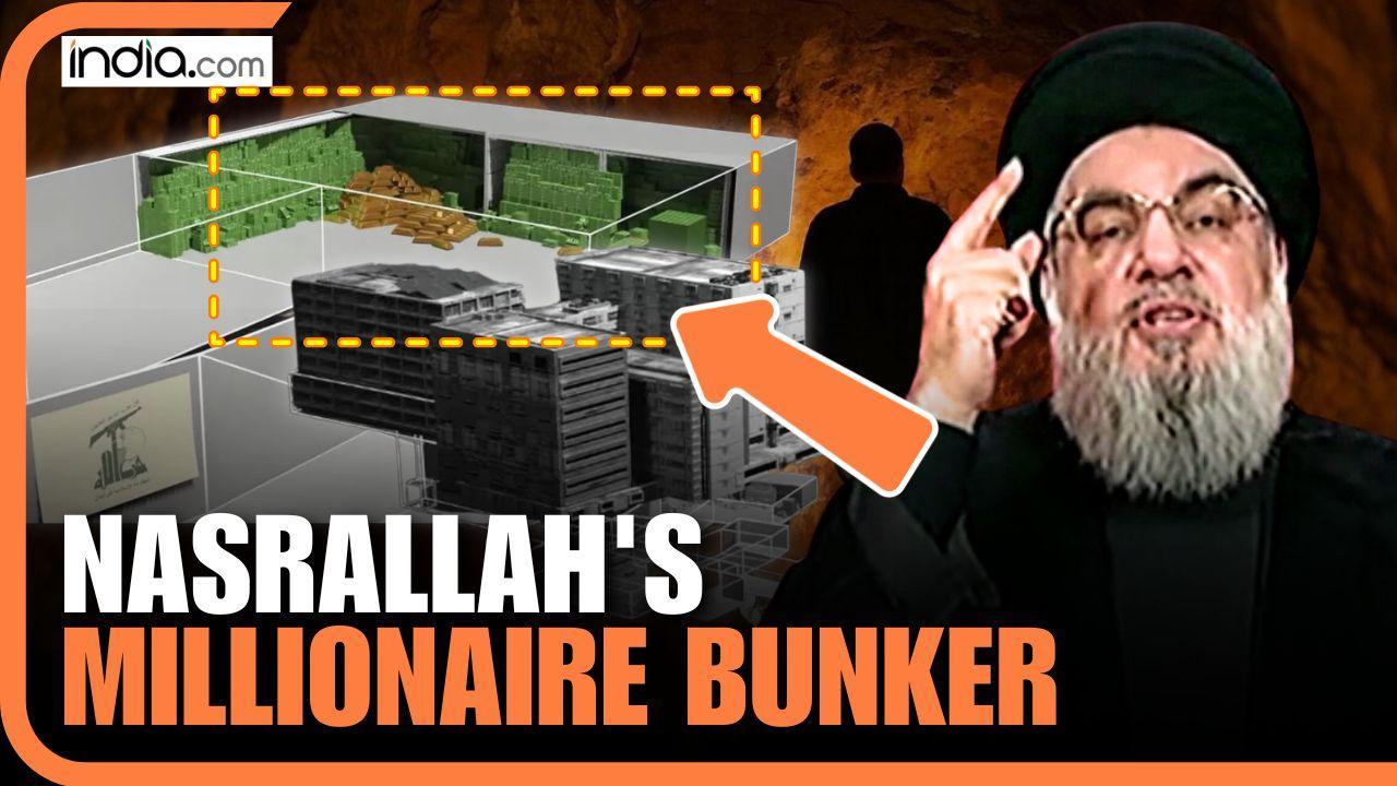 Israel-Hezbollah War: Nasrallah's Bunker Hides $500 Million in Gold and Cash | Hassan Nasrallah