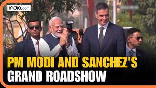 PM Modi and Spain   s President Sanchez Hold Grand Roadshow in Vadodara