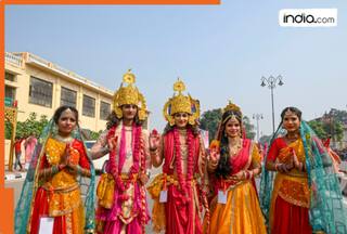 Diwali 2024: Ram Lalla fever grips Ayodhya as procession celebrates return of Lord