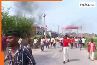 Bahraich violence: Protesters burn down shops, hospitals after man killed in clash during idol immersion