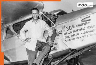 Who was first Indian to fly Air India flight, Ratan Tata was his...