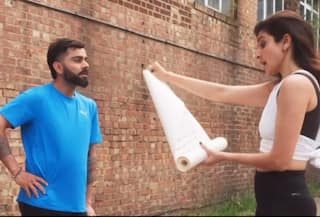 WATCH: Anushka Sharma 'bounces out' Virat Kohli in hilarious TV ad shoot